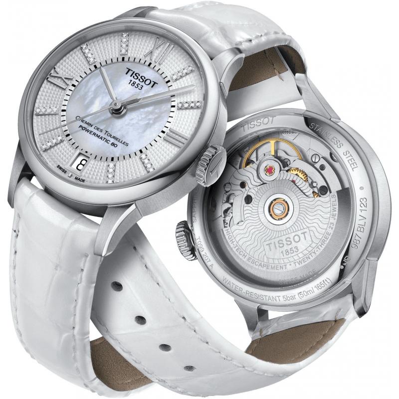 Dámské hodinky Tissot Chemin des Tourelles Powermatic 80 T099.207.16.116.00