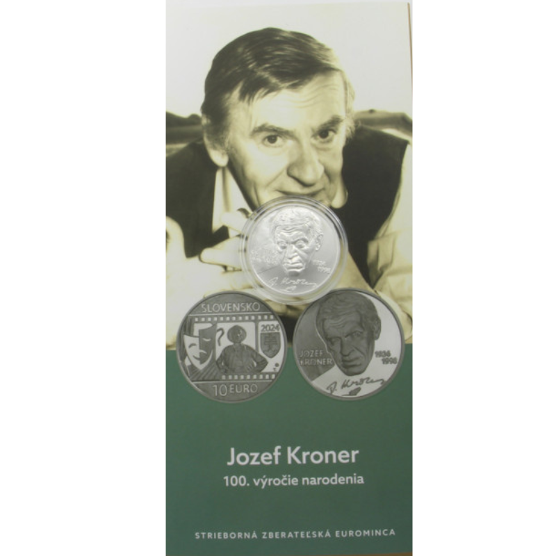 2024-PSM 10 eur Jozef Kroner - 100. výročí narození B.K. 12156