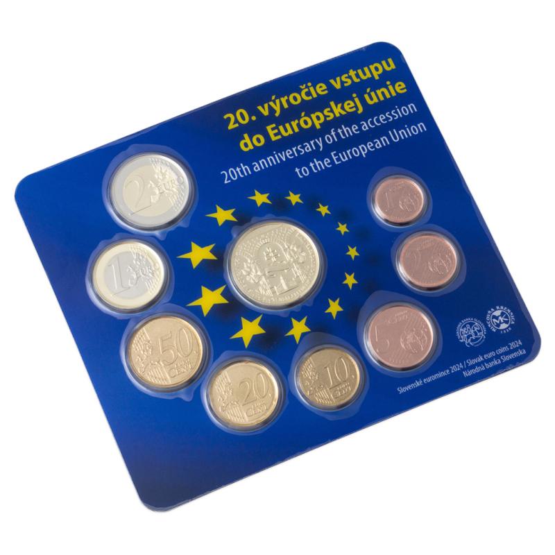2024 - Sada oběžných mincí Vstup ČR a SR do Evropské unie standard 12190