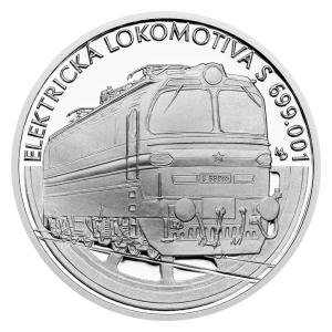 Stříbrná mince Na kolech - Elektrická lokomotiva S 699.001 proof