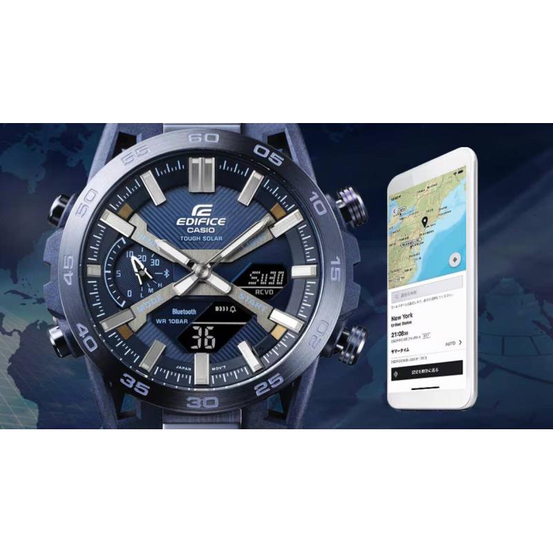 Hodinky CASIO Edifice Bluetooth ECB-200CB-2AEF