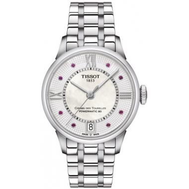 Dámské hodinky Tissot Chemin des Tourelles Powermatic 80 Lady T099.207.11.113.00