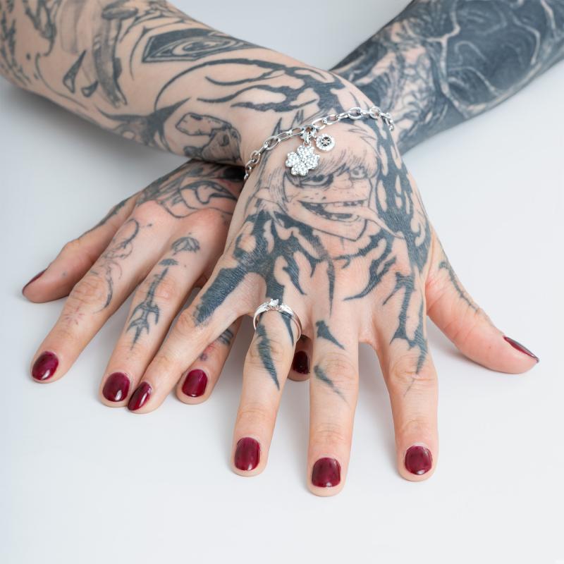 Náramek GUESS Love Bites JUBB06044JWYGS