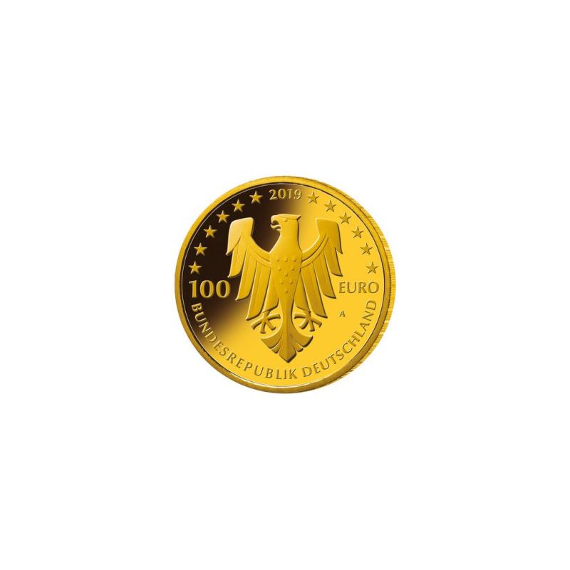 1/2 unca zlatá minca - 100 Euro Dom zu Speyer 2019 9403485