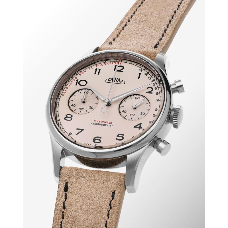 Pánske hodinky PRIM Janský Pulsometer Chronograph 42 - A W01P.13282.A