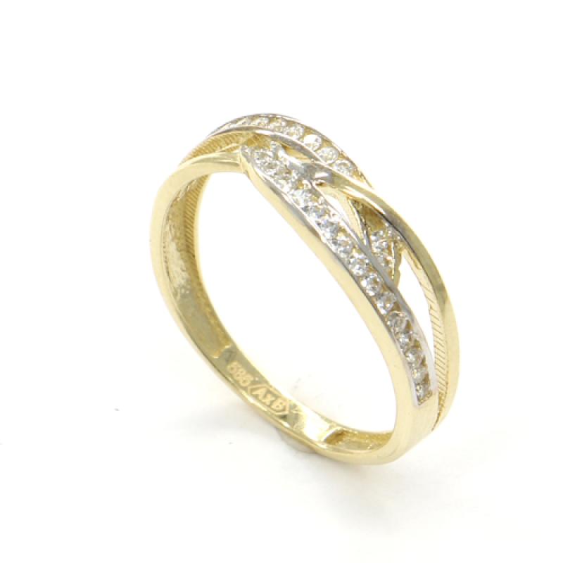 Zlatý prsten PATTIC AU 585/1000 1,45 gr CA102701Y-52