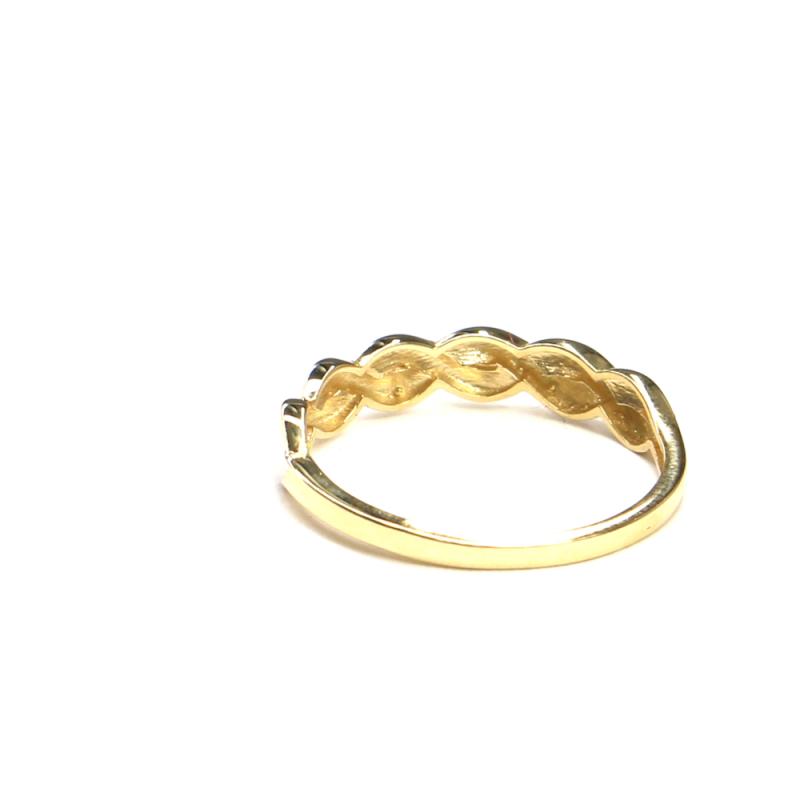 Prsteň zo žltého / bieleho zlata Pattic AU 585/000 1,25 gr, ARP595501-52