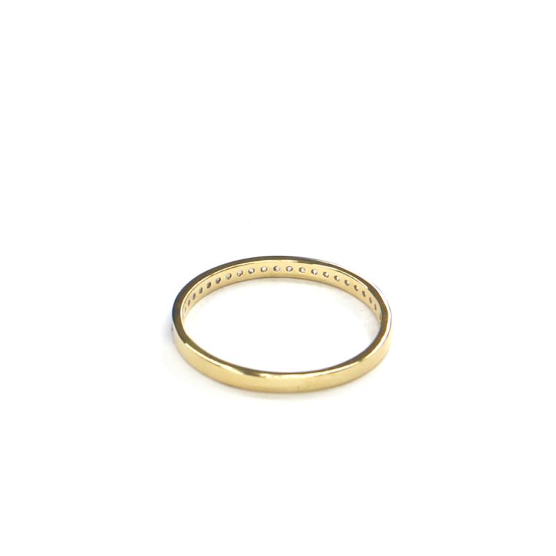 Prsten ze žlutého zlata a zirkony Pattic AU 585/000 1,10 gr GURDE0124590001-57