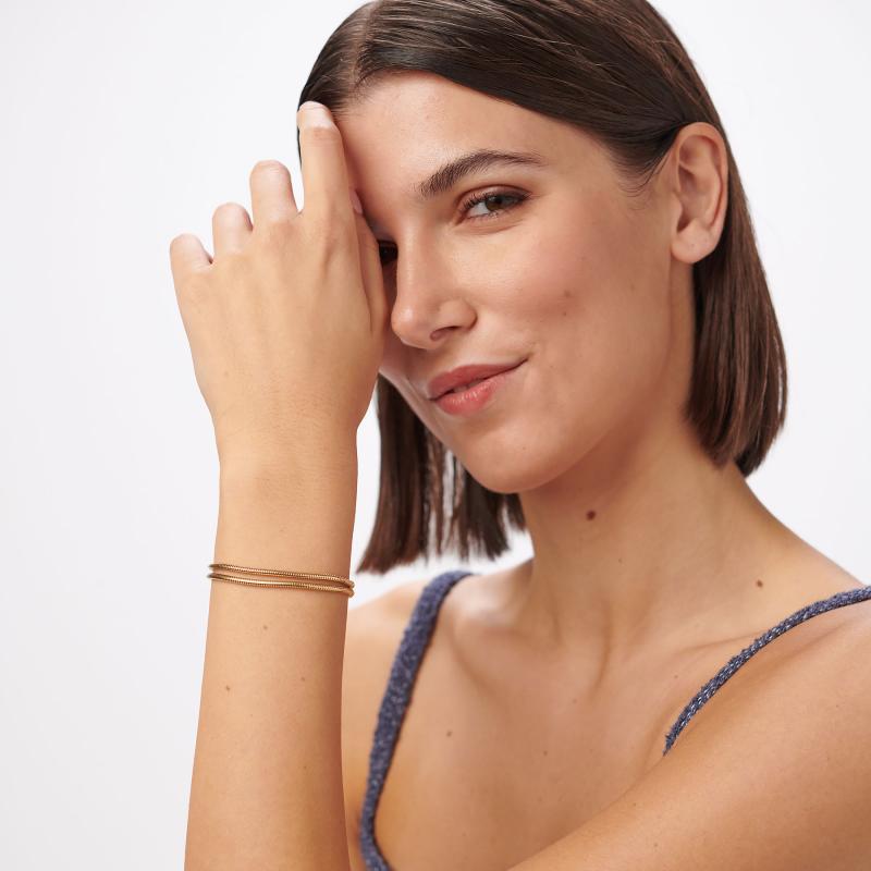 Pozlacený náramek SAGAPO Chunky SHK113