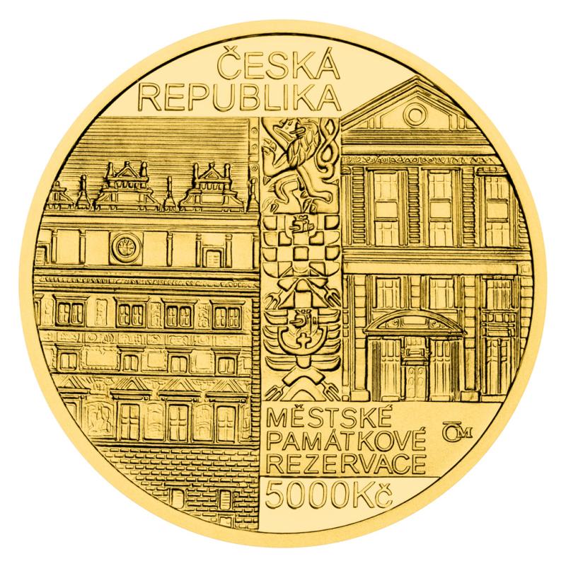 2026 - Pamětní zlatá mince 5000Kč Plzeň Proof