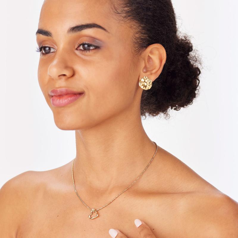 Pozlacený náhrdelník SAGAPO Emotion SMO04