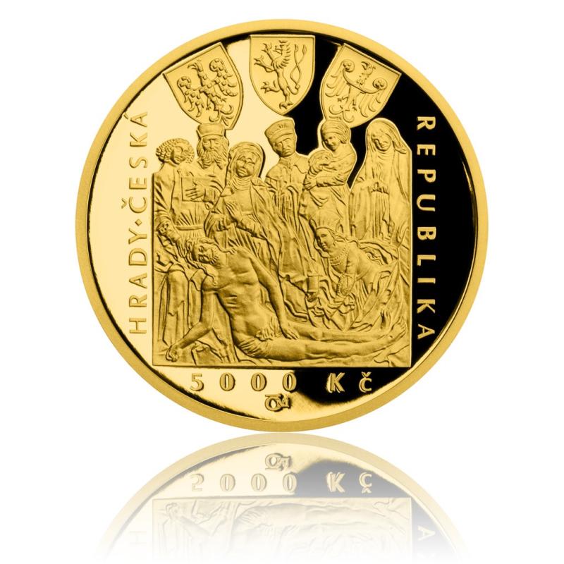 Sada zlatých mincí v etui 10 x 1/2 Oz Hrady ČNB Proof 231025