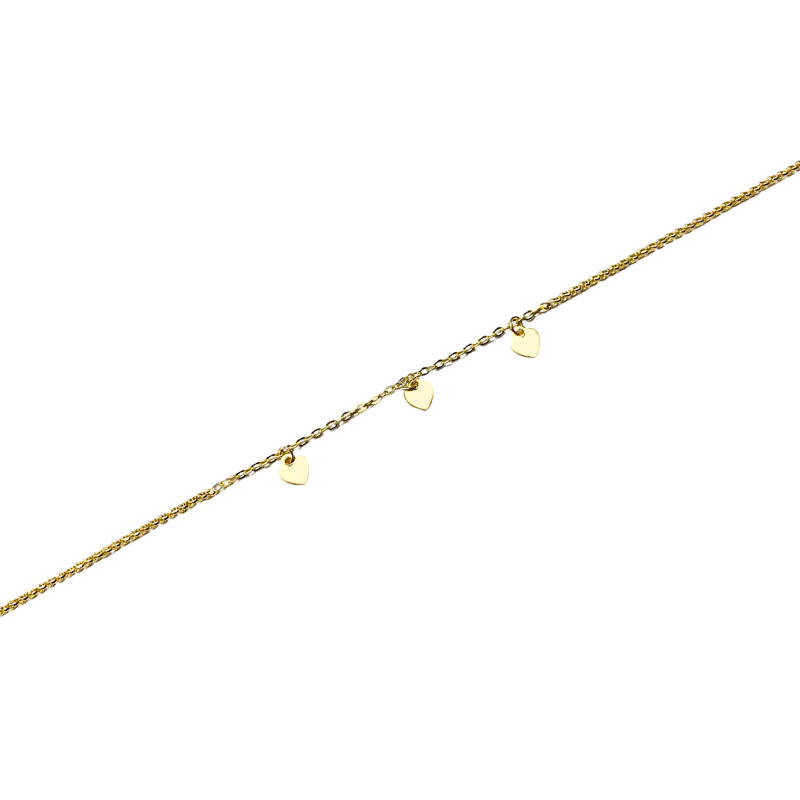 Stříbrný pozlacený náramek AG 925/1000 AGNI013503