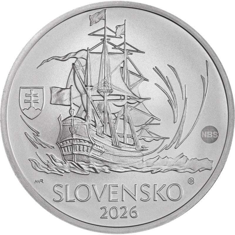 2026 - PSM 20 eur Vyhlásenie Mórica Beňovského za kráľa Madagaskaru -250.výročie Proof