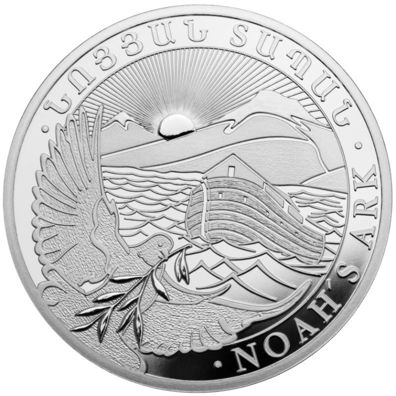 5 kilogramů stříbrná mince Arménie Arche Noah 2017