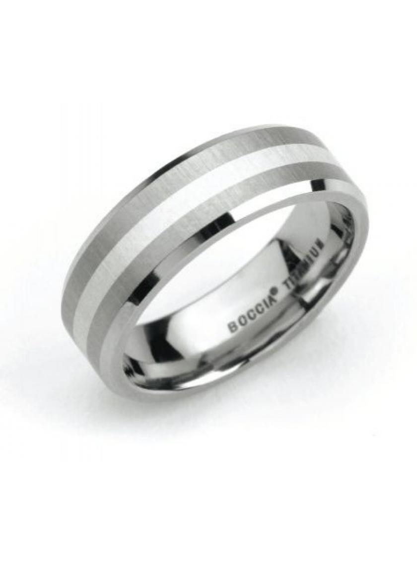 Snubný titánový prsteň BOCCIA 0106-02