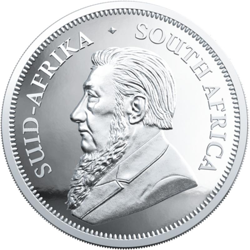 1 unce stříbrná mince Krugerrand 2019 - leštěná deska