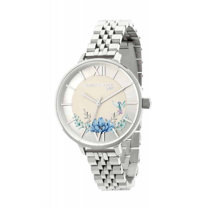 Náramkové hodinky JVD SUNDAY ROSE Spirit AZURE SUN-S16