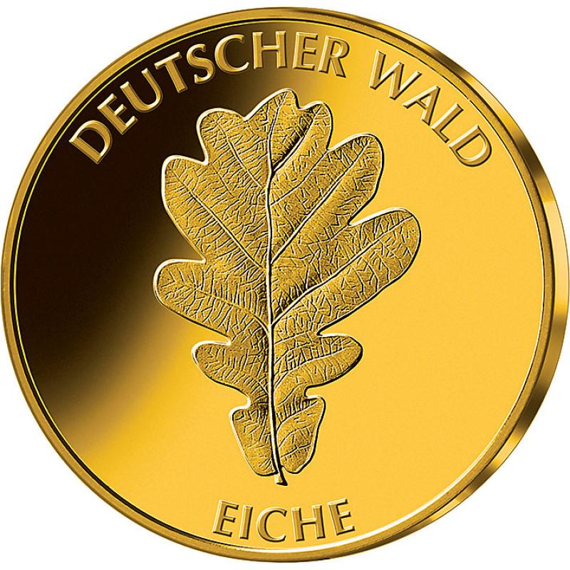 20 Euro zlatá mince Deutscher Wald - Eiche 2010