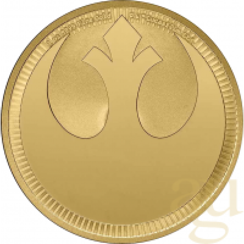 1 Unze Goldmünze Niue Star Wars - Rebel Alliance 2022