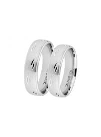 Stříbrný snubní prsten PATTIC AF0068