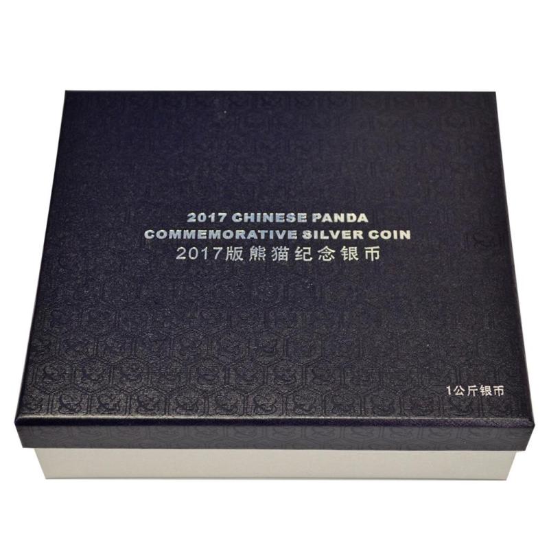 150 gramů stříbrná mince China Panda 2018 proof