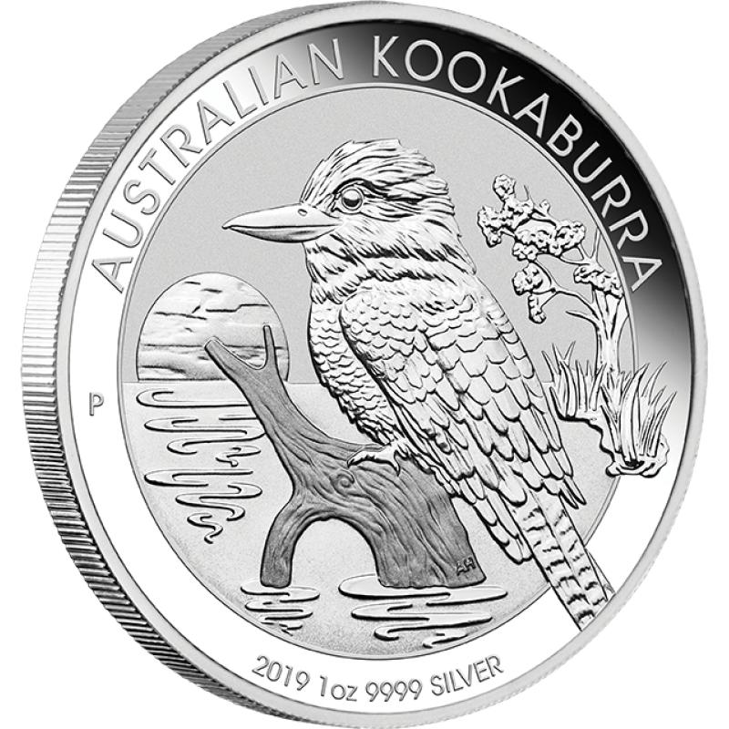 1 unce stříbrná mince Austrálie Kookaburra 2019