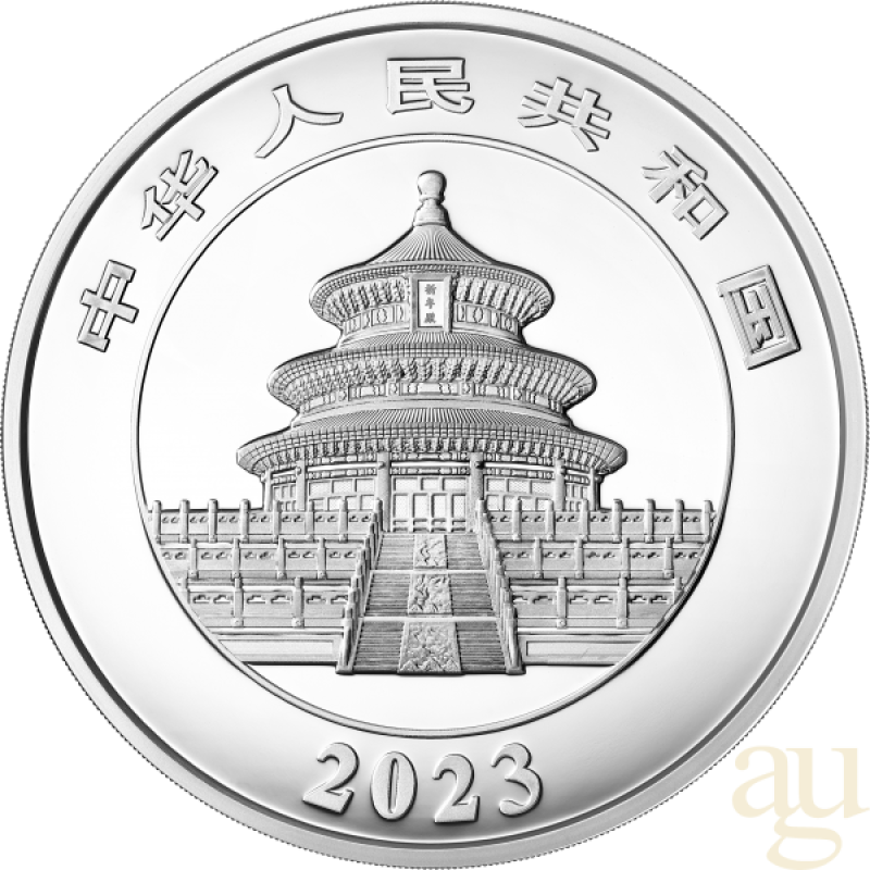 150 Gramm Silbermünze China Panda 2023 proof