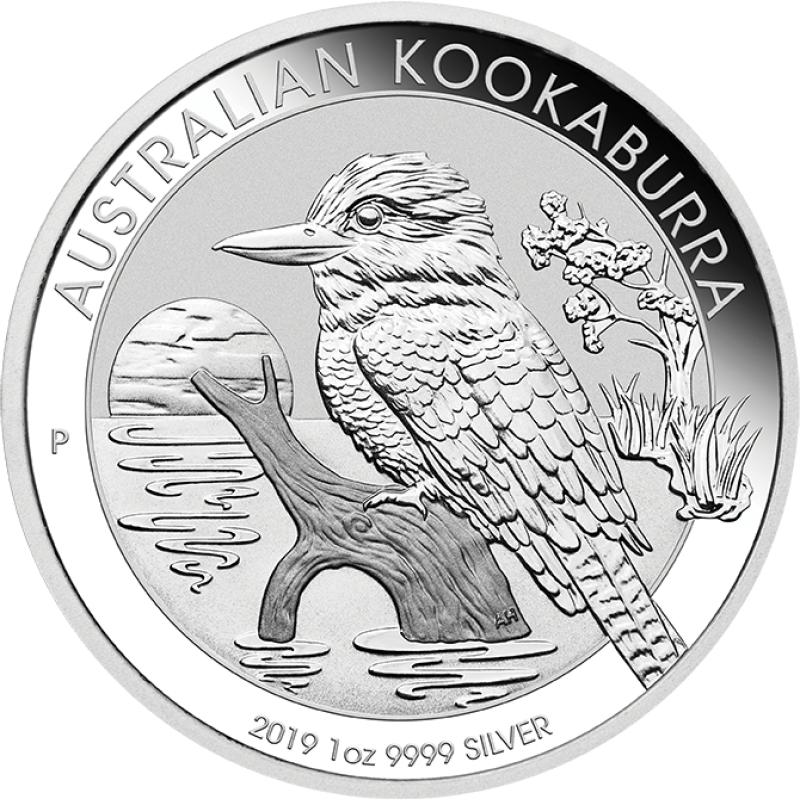 1 unce stříbrná mince Austrálie Kookaburra 2019