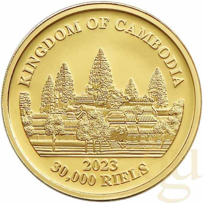 1 Unze Goldmünze Kamerun Gepard 2022