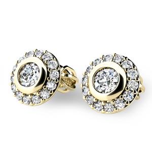 Náušnice AU 585/1000 přírodní diamanty 0,318 ct G/Si 1,70 gr G1082204