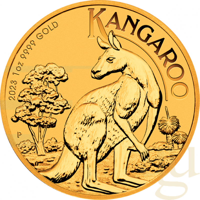 1 Unze Goldmünze Australien Känguru 2023