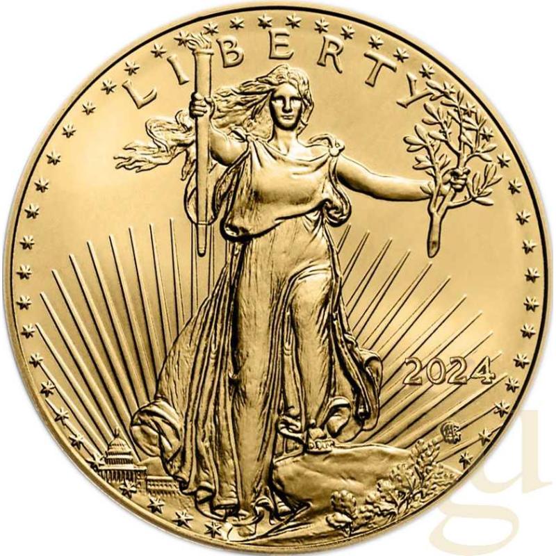 1 Unze Goldmünze American Eagle 2024