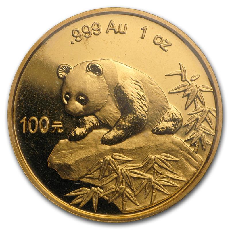 1/20 unce zlatá mince China Panda 1999