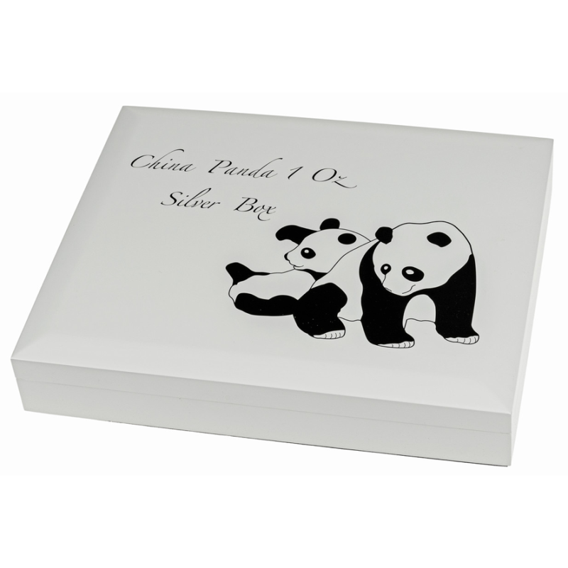 China Panda Münzbox für 40x 1oz stříbrná mince