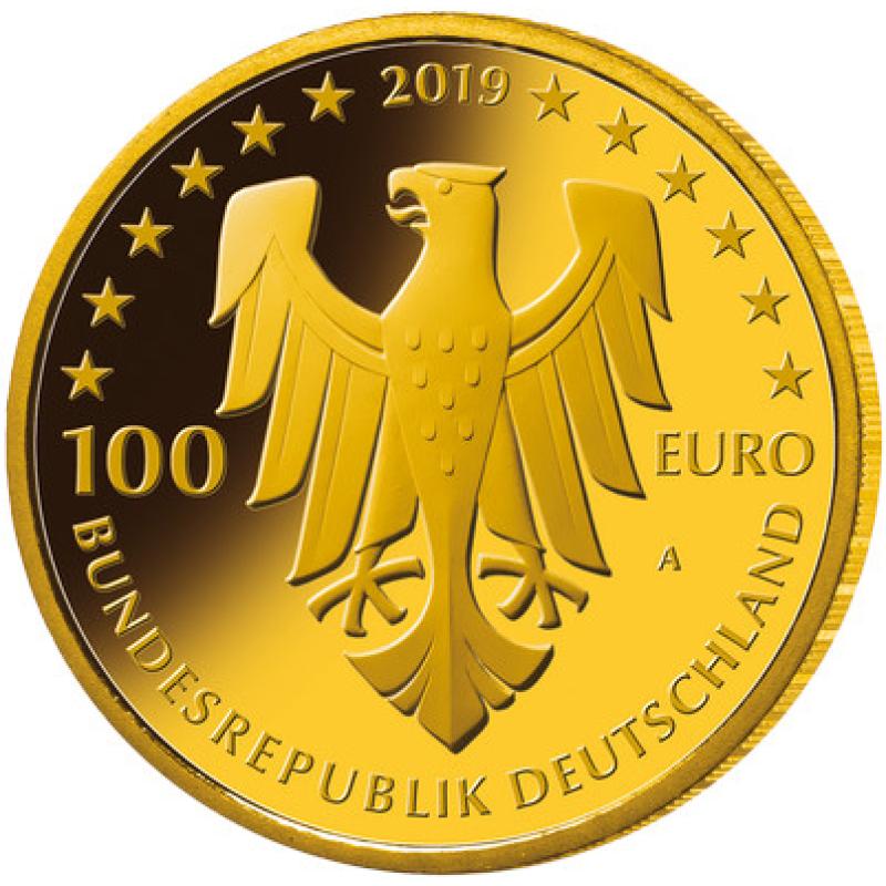 1/2 unce zlatá mince - 100 Euro Dom zu Speyer 2019 (A)