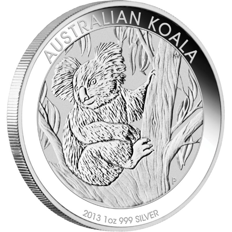 1 unce stříbrná mince Austrálie Koala 2013