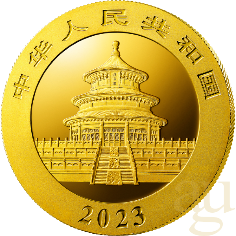 3 Gramm Goldmünze China Panda 2023