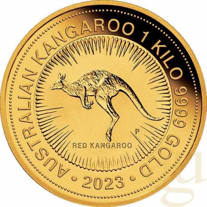 1 Kilogramm Goldmünze Australien Känguru 2023