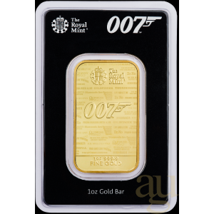 31,1 gramů zlatý slitek The Royal Mint - James Bond 007 - No Time To Die