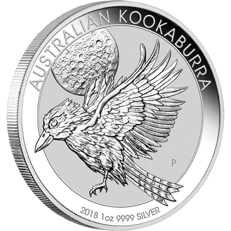 1 unce stříbrná mince Austrálie Kookaburra 2018