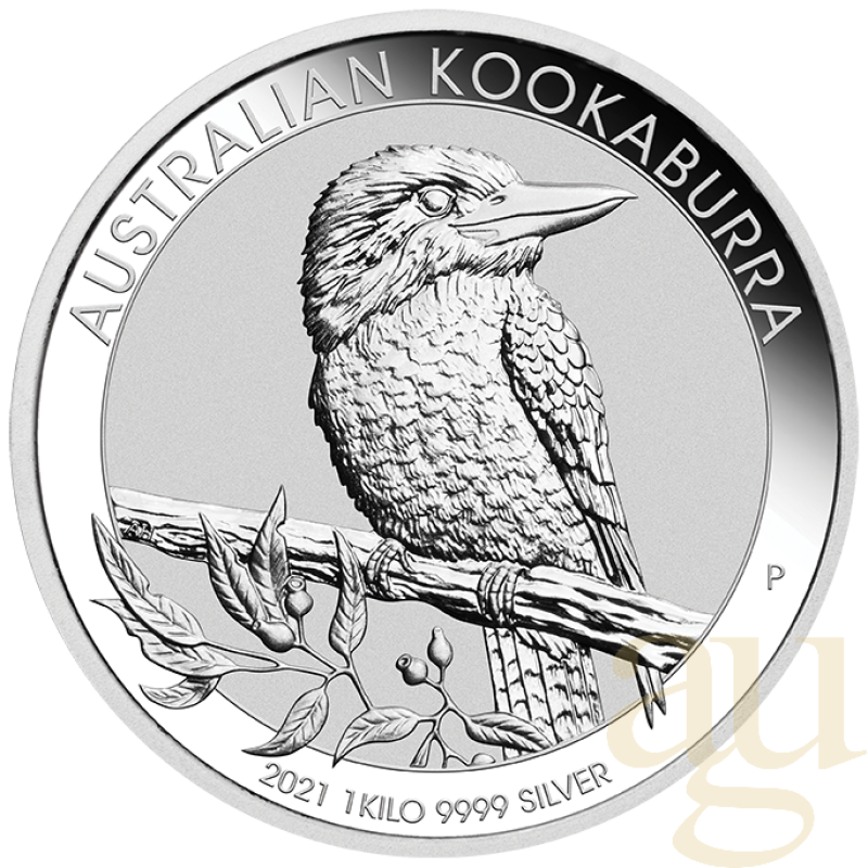 1 kilogram stříbrná mince Austrálie Kookaburra 2021