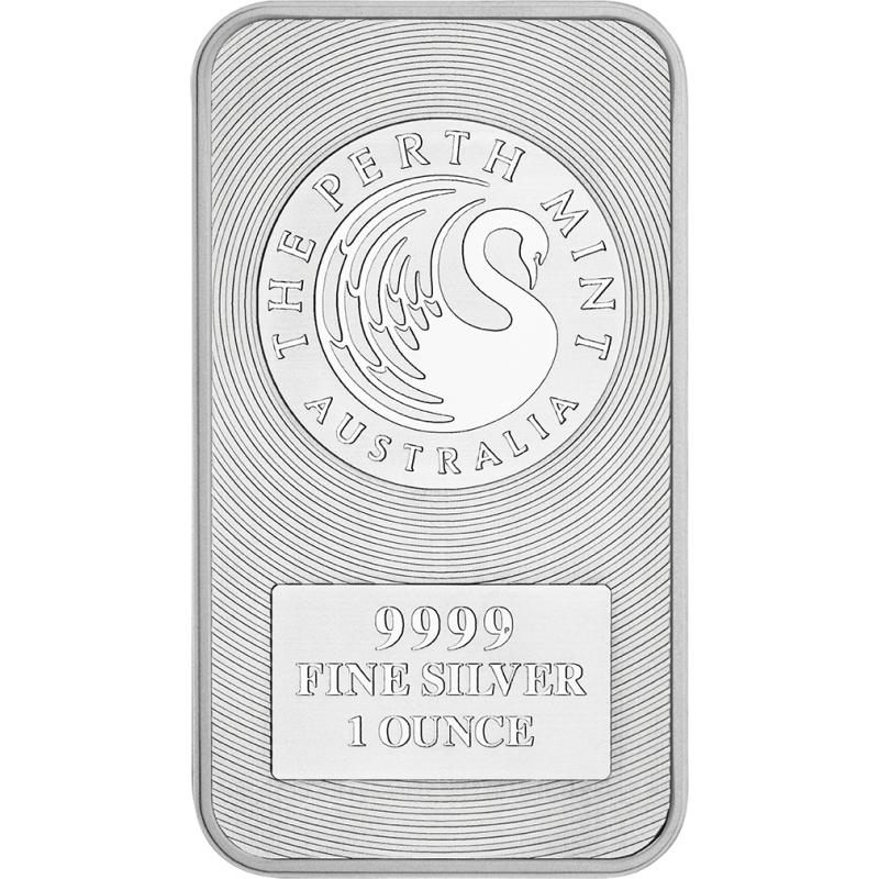 31,1 gramů stříbrný slitek Perth Mint