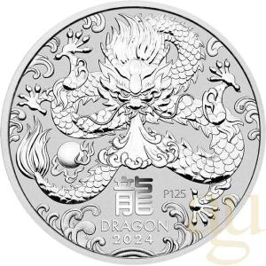 2 Oz stříbrná mince Australia Lunar III Rok Draka 2024 9406668