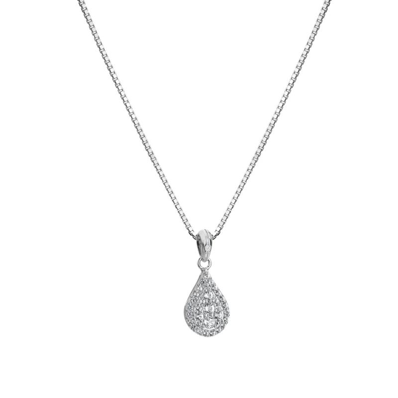 Stříbrný náhrdelník Hot Diamonds Glimmer DP913