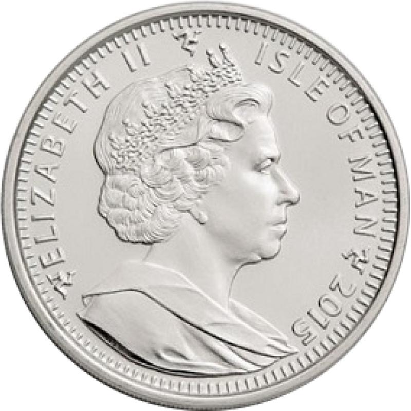 1 unce stříbrná mince Isle of Man Angel 2015