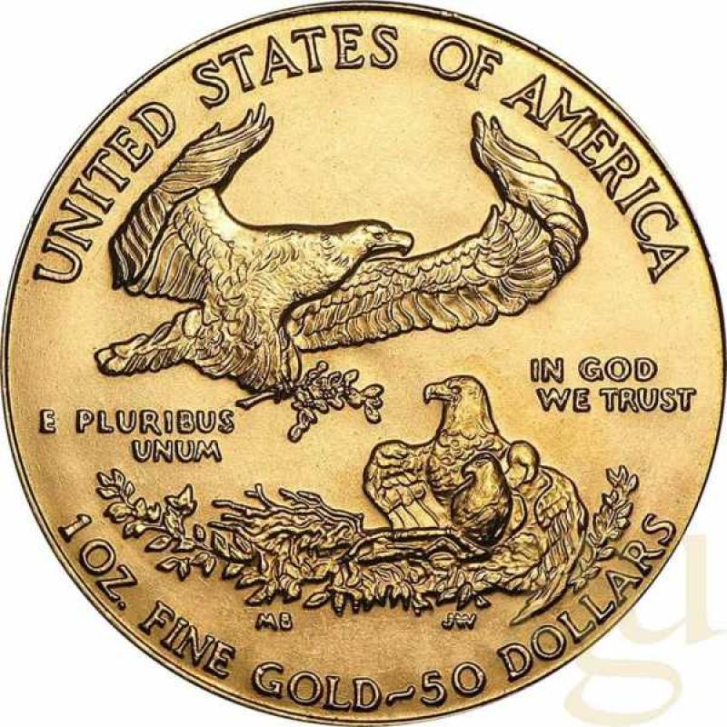 1 Unze Goldmünze American Eagle 1987