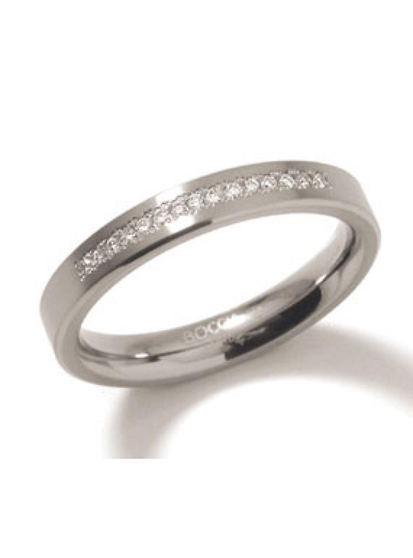 Titánový prsteň BOCCIA s diamantmi 0120-04