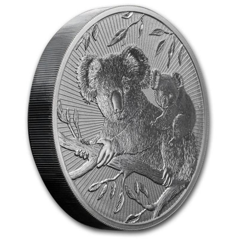 10 uncí stříbrná mince Austrálie Next Generation - Piedfort Koala 2018