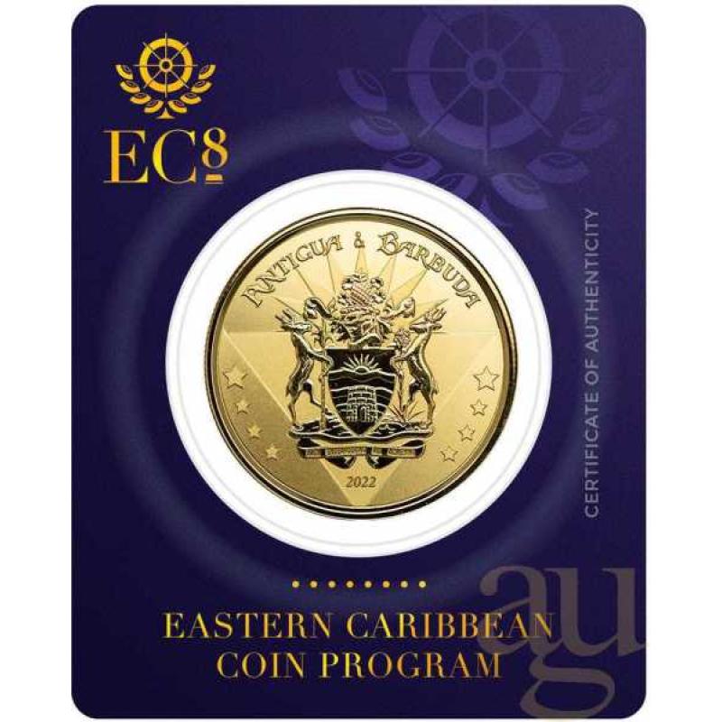 1 Unze Goldmünze EC8 Antigua & Barbuda - Coat of Arms 2022